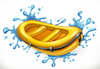 white water rafting logo